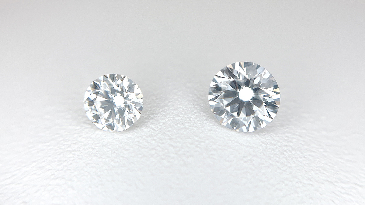 ダイヤモンドは大きさの違いで美しさが変わるって知ってた？