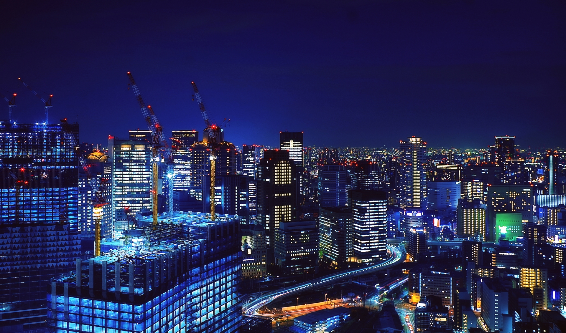 梅田スカイビルからの夜景