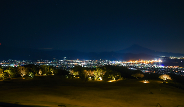 レストランから見える夜景