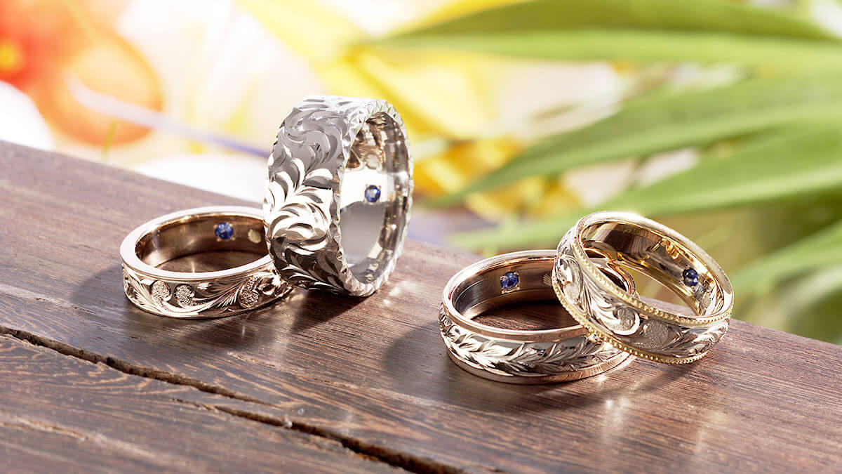 2024年ハワイアン結婚指輪の人気デザイン集6選