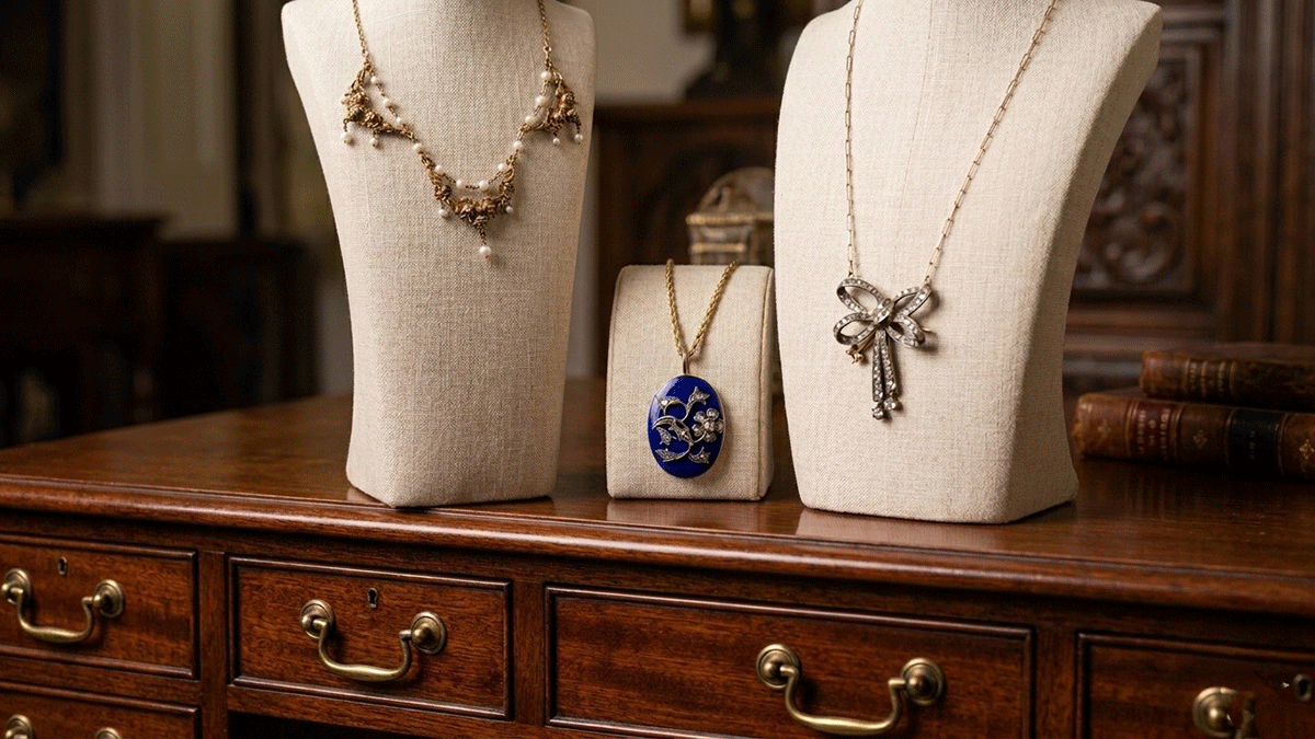 時を越えて輝く至宝：アンティークジュエリーの世界とその魅力