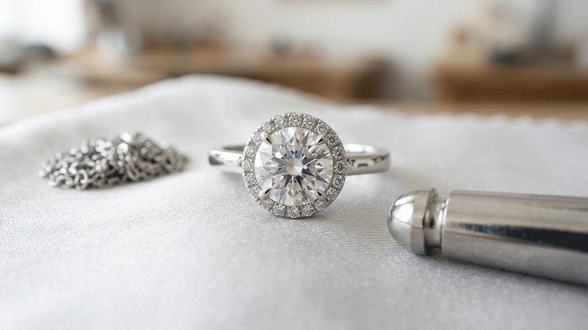 眠っていた「一粒」が指先で輝き出す。シンプルなネックレスを、主役級の華やかリングへ。