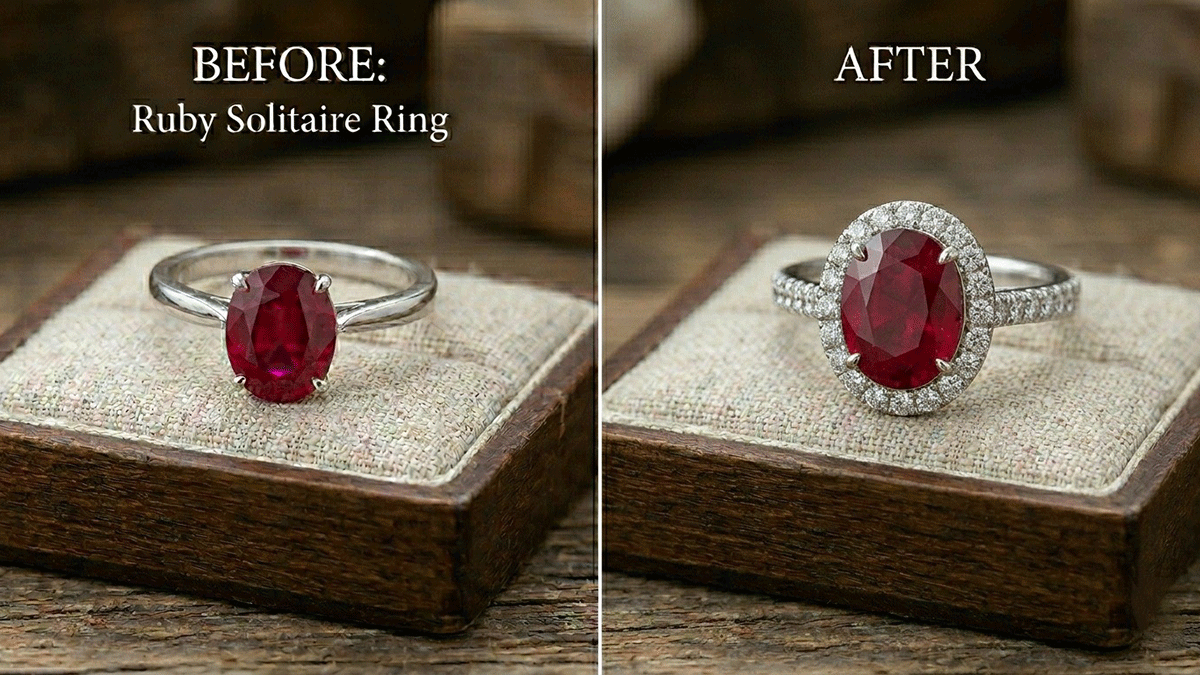 受け継いだルビーリングを「今」の私に似合うデザインへ